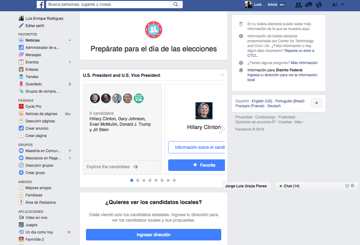 Facebook lanzó la plataforma Your Plan para planear cómo será día de las elecciones